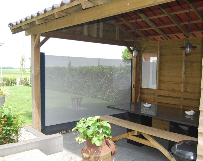 Premisse Matroos forum Tip voor in de tuin: windschermen met een moderne look - Recente projecten